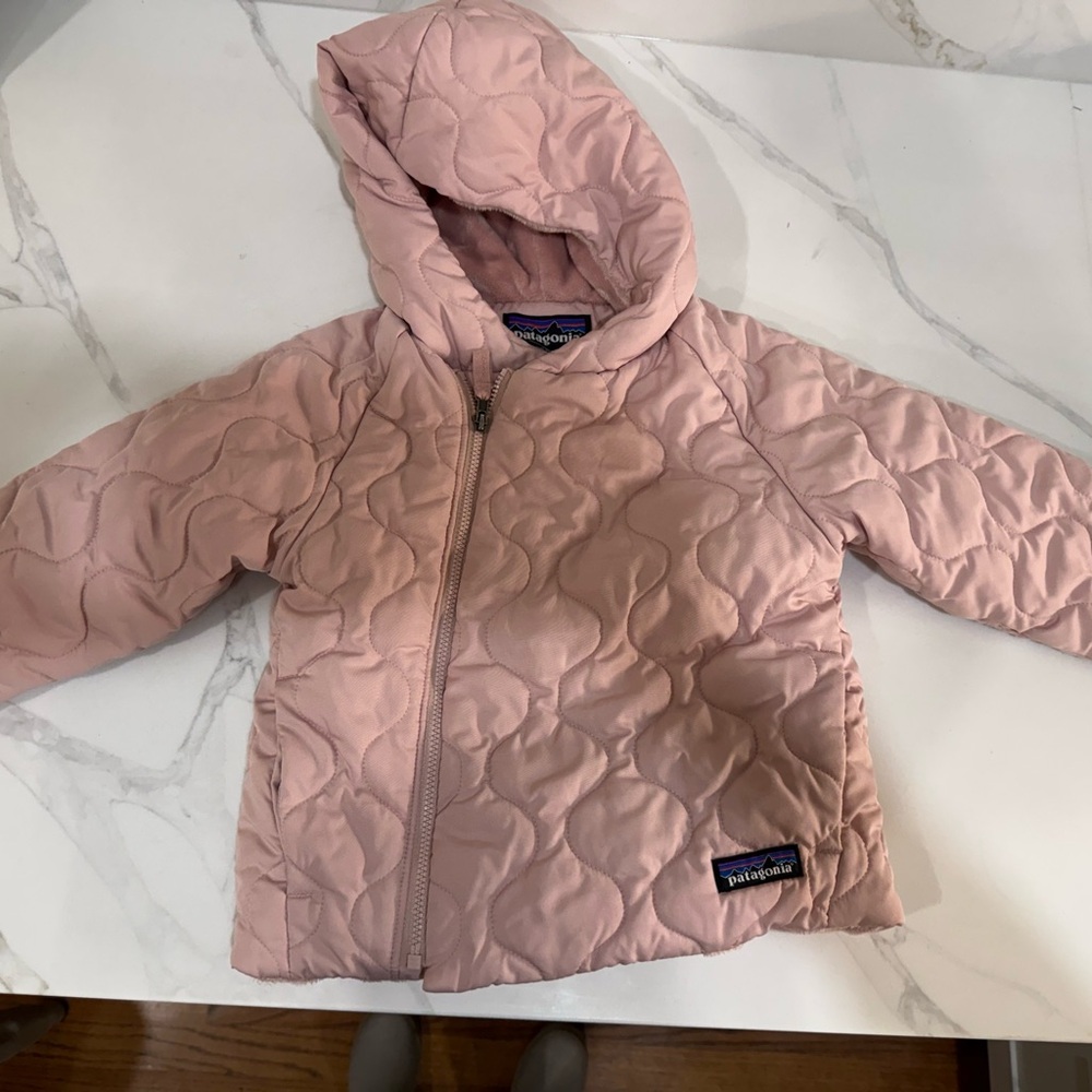 Patagonia Light Pink Quilted Jacket